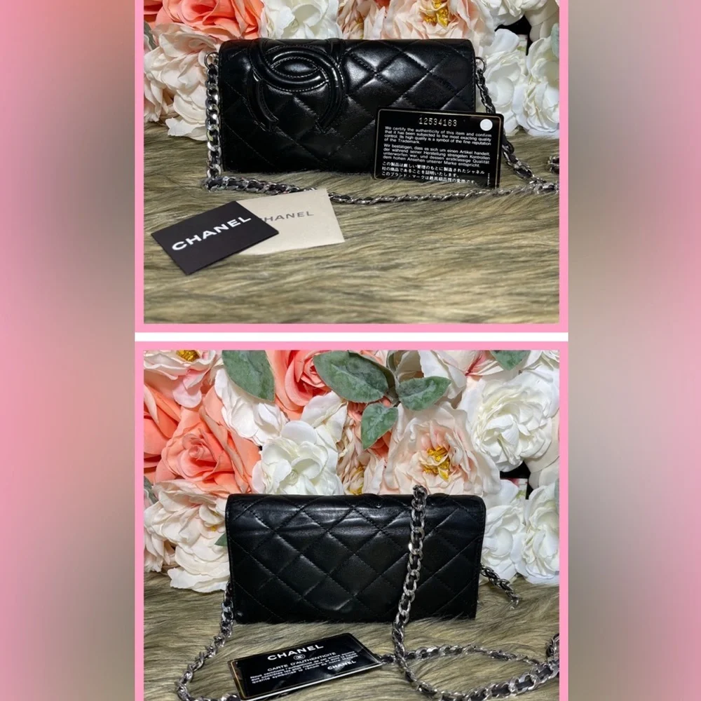 Chanel CAMBON Bifold wallet with Crossbody/Top Handle Chain